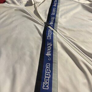 KAPPA x AWAKE MENS TRACK JACKET SZ XL MENS WHITE/ROYAL BLUE